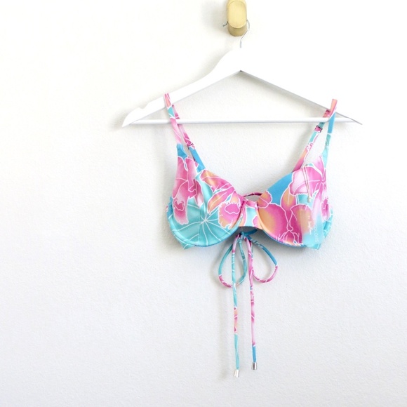 NEW Kenny Flowers Watercolors THE MAUI Underwire Bikini Top S, M, L, XL, - Picture 13 of 16